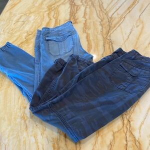 SANCTUARY joggers camo only (denim sold)